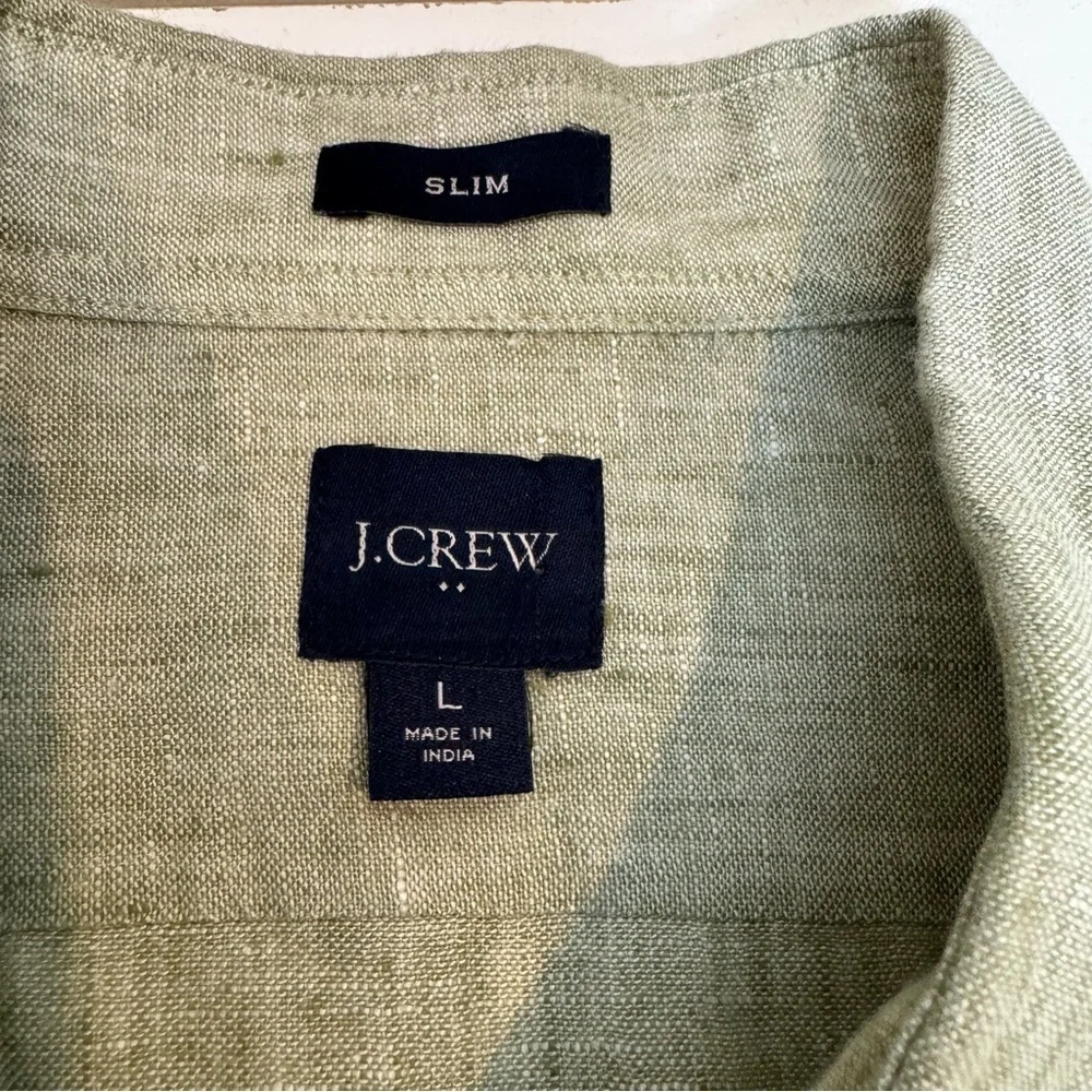 J CREW FACTORY SLIM BUTTON DOWN COLLAR LONG SLEEVE SHIRT